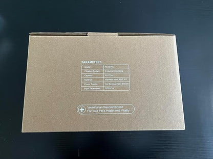 Wireless Cat Water Fountain, 135 fl oz/4L Battery Operated Cat Fountain Stainless Steel with Water Level Window, 3 Work Modes, Cordless Pet Water Fountain for Cats, Dogs, Pets, Inside - PAWPICO