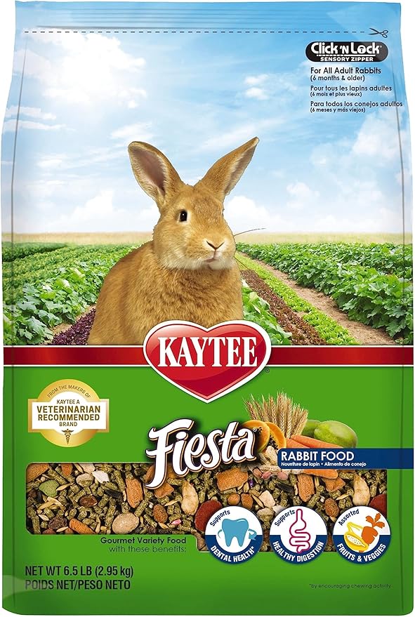 Kaytee Fiesta Pet Rabbit Food, 6.5 Pound Kaytee