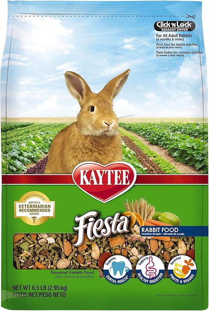 Kaytee Fiesta Pet Rabbit Food, 6.5 Pound Kaytee