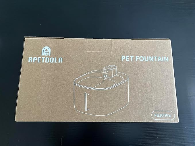 Wireless Cat Water Fountain, 135 fl oz/4L Battery Operated Cat Fountain Stainless Steel with Water Level Window, 3 Work Modes, Cordless Pet Water Fountain for Cats, Dogs, Pets, Inside - PAWPICO