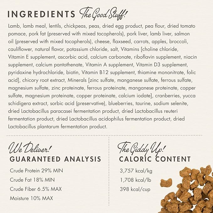 Fromm Four-Star Nutritionals Lamb & Lentil Dog Food - Premium Dry Dog Food - Lamb Recipe - 4 lb - PAWPICO