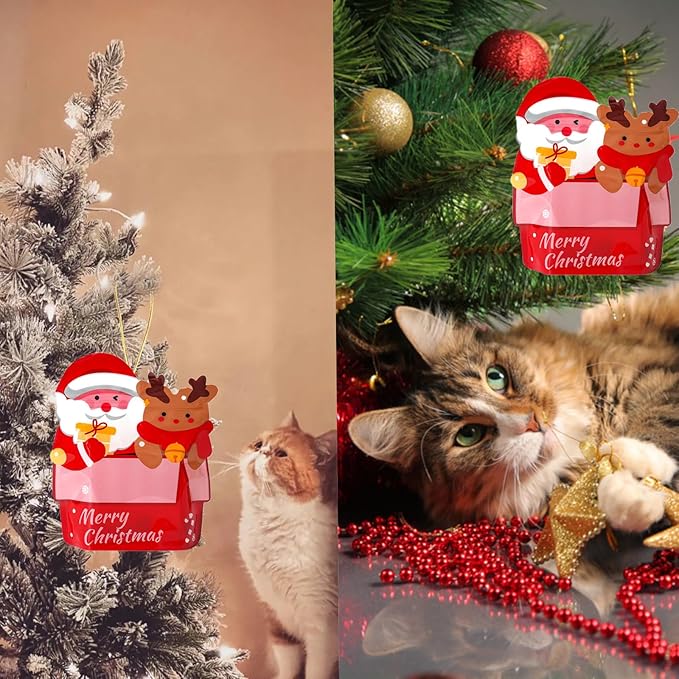 25 Pack Christmas Cat Toy, Kitten Toy Bag Set Assorted with Cat Spring Toy, Cat Ball Toy, Crinkle Cat Toy, Mouse for Cats Interactive Play - PAWPICO