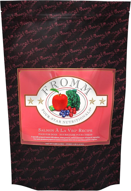 Fromm Four-Star Nutritionals Salmon A La Veg Dog Food (4 lb) - PAWPICO