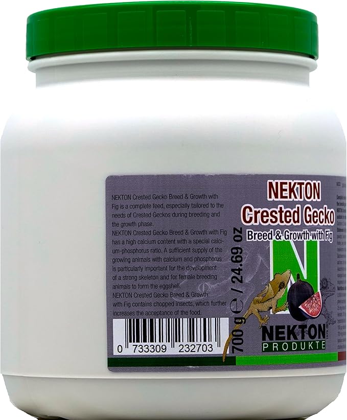 Nekton Crested Gecko Fig for Growth and Breeding 700g (24.69oz) NEKTON