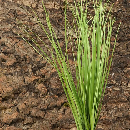 Fake Green Grass Plants, Reptile Plants for Terrarium, Bearded Dragon Tank Accessories Habitat Decor fit Crested Gecko Leopard Lizard Chameleon Ball Python Snake WOLEDOE