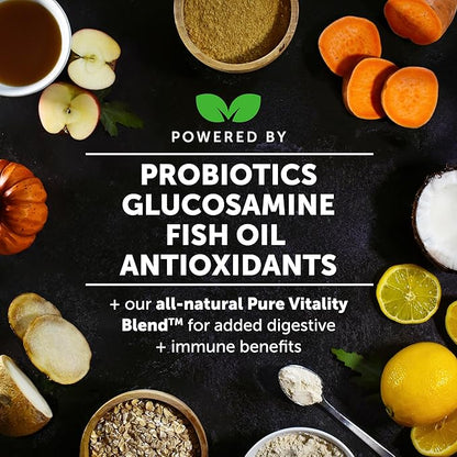 Pet Honesty Dog Multivitamin Max Strength - 15 in 1 Dog Vitamins for Health & Heart - Dog Essentials Fish Oil, Glucosamine, Probiotics, Omega Fish Oil - Dog Vitamins and Supplements for Skin and Coat PetHonesty