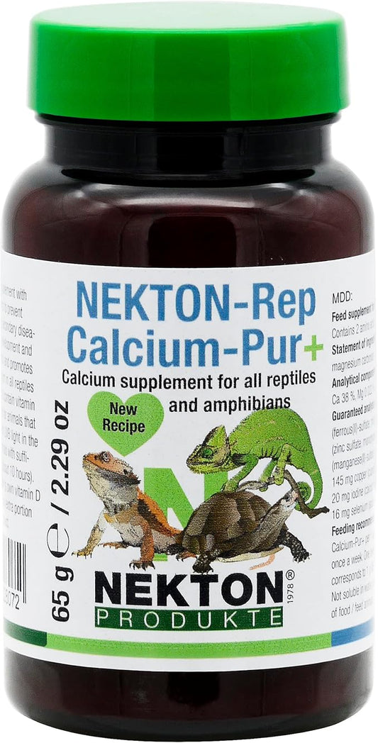 Nekton-Rep Calcium-PUR+ Calcium Preparation for All Reptiles and Amphibians 65gm / 2.29oz NEKTON