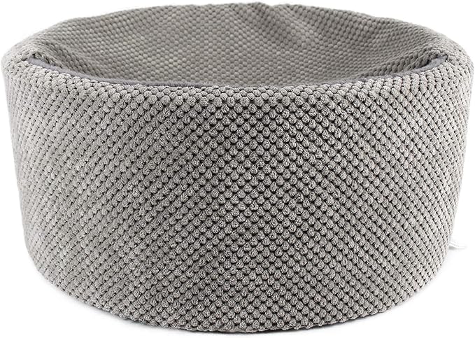 Winsterch Large Washable Warming Cat Bed House, Round Soft Cat Beds,Pet Sofa Bed, Small Pet Beds (17.8 x 17.8 x 7.84 in) - PAWPICO