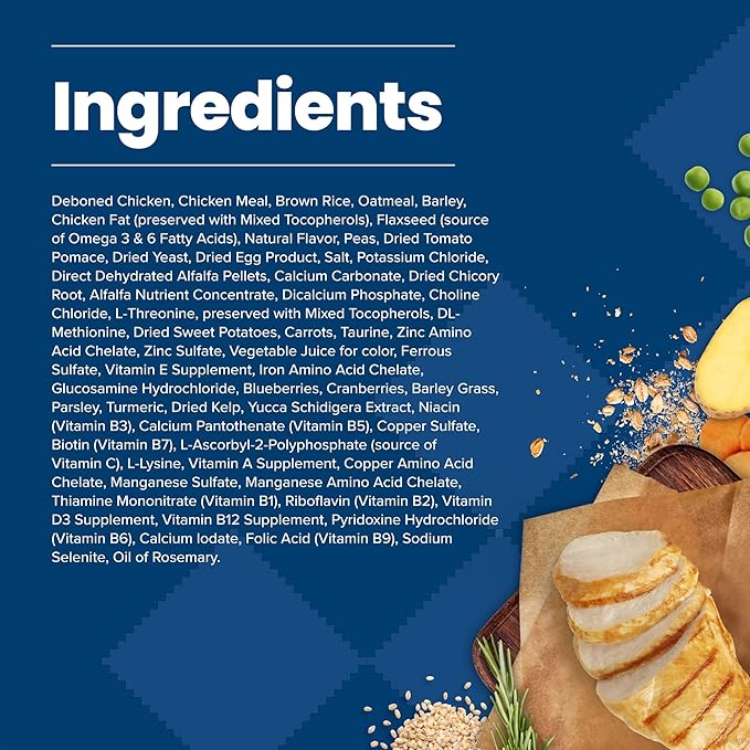 Blue Buffalo Life Protection Formula Adult Small Breed Dry Dog Food, Supports High Energy Needs, Made with Natural Ingredients, Chicken & Brown Rice Recipe, 5-lb. Bag - PAWPICO