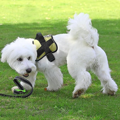 Bolux Dog Harness, No-Pull Reflective Dog Vest, Breathable Adjustable Pet Harness with Handle for Outdoor Walking - No More Pulling, Tugging or Choking Bolux