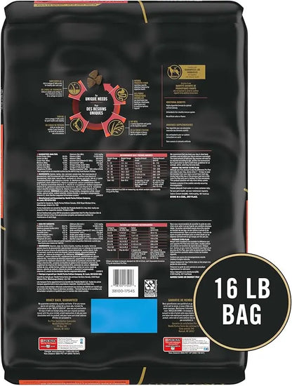 Purina Pro Plan Sensitive Skin and Stomach Dog Food Dry, Adult Salmon & Rice Formula, Digestive Health - 16 lb. Bag - PAWPICO