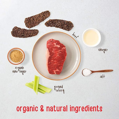 Full Moon Beef Jerky Healthy All Natural Dog Treats Human Grade Made in USA Grain Free 11 oz - PAWPICO