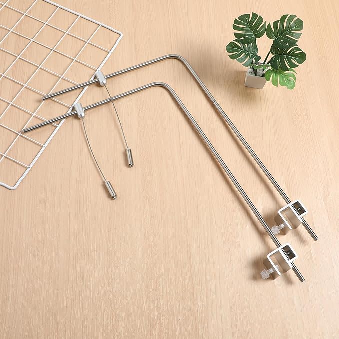 iplusmile Fish Tank Light Stand Kit, Aquarium Lighting Holder, Fish Tank Accessory, Adjustable Fish Tank Light Rack, for Aquatic High LED Light Lamp Light Hanging Bracket Rimless Tank iplusmile