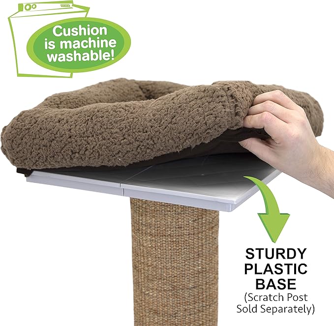 Kitty City Sisal Post Scratcher, Perch Platform - PAWPICO