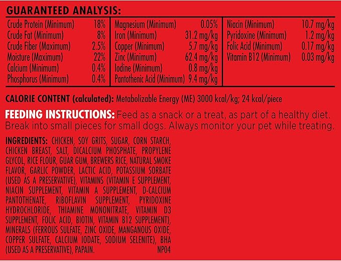 Milk-Bone Soft & Chewy Dog Treats, Chicken Recipe, 5.6 Ounce (Pack of 10) Made with Real Chicken Breast - PAWPICO