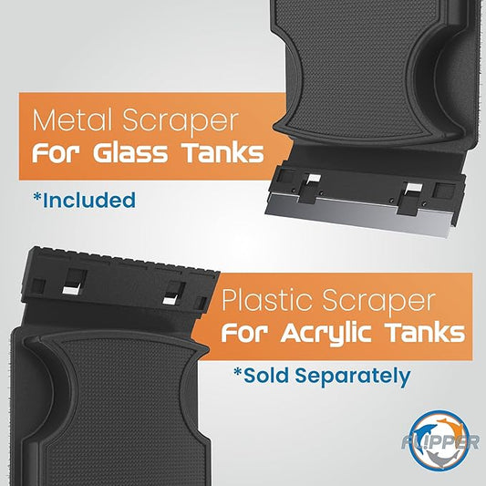 FL!PPER Flipper Magnetic Aquarium Glass Cleaner & Fish Tank Accessories | Effortless Algae Remover for Fish Tank (Max) FLPPER