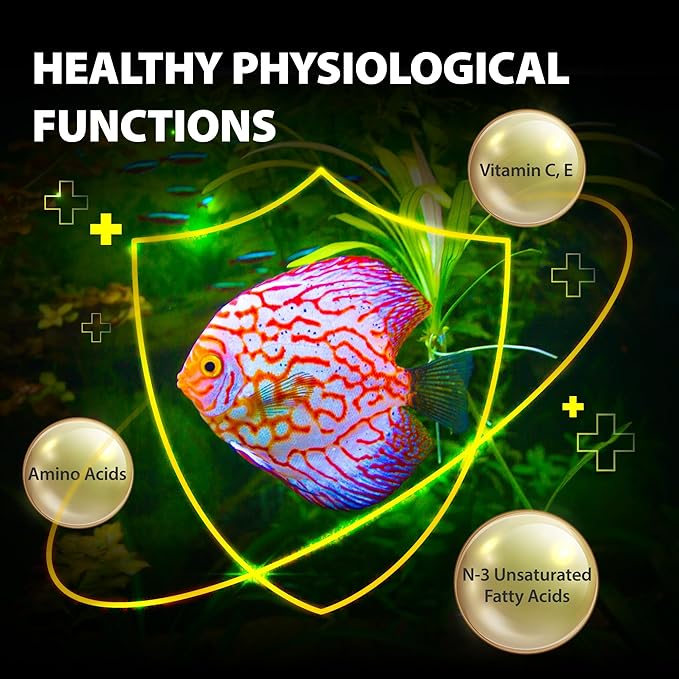 Purify Series for Discus Fish Food, Tropical Sinking Pellets, Suitable for Angelfish, Cichlids and Fish, All Natural Ingredients, 2.65 oz (Pack of 1) GOODPARTNERFishFoodPurifySeries