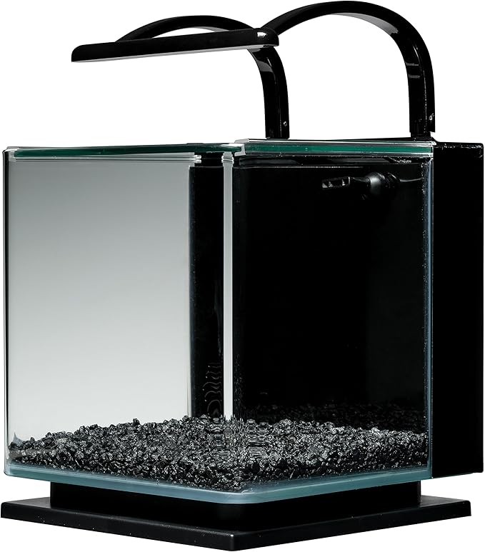 MarineLand Contour Glass Aquarium Kit with Rail Light Marineland