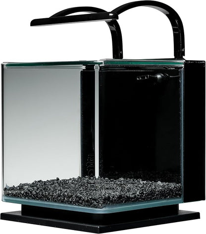 MarineLand Contour Glass Aquarium Kit with Rail Light Marineland