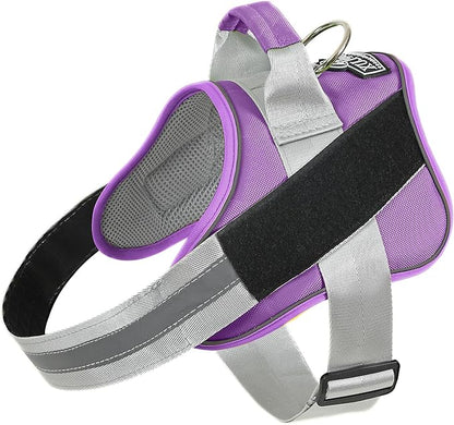 Bolux Dog Harness, No-Pull Reflective Dog Vest, Breathable Adjustable Pet Harness with Handle for Outdoor Walking - No More Pulling, Tugging or Choking (Lavender, Small (Pack of 1)) Bolux