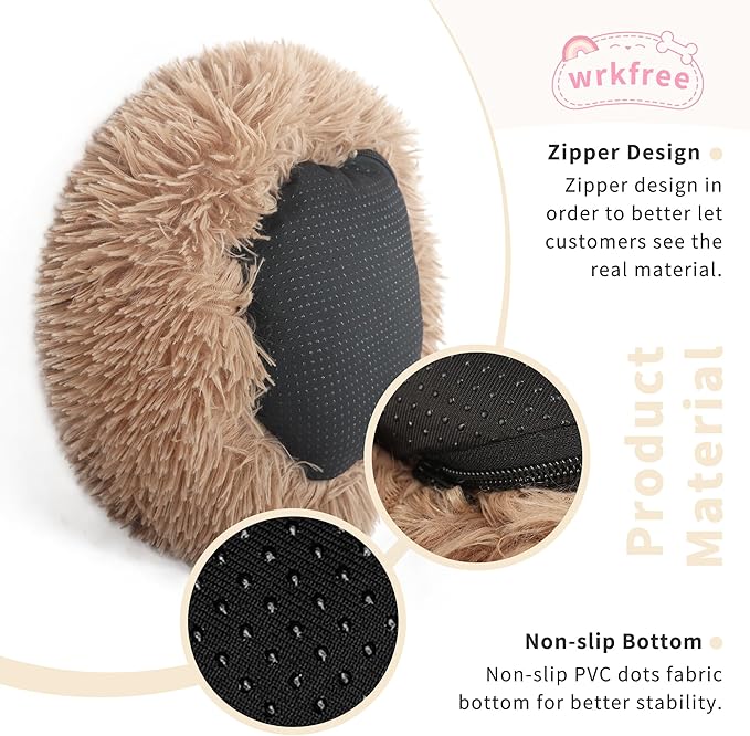 Rabbit Bed for Indoor Bunnies Guinea Pig Bed for Guinea Pig, Bunny, Chinchilla, Ferret, Rabbit and Other Small Pets Brown - PAWPICO