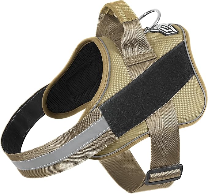 Bolux Dog Harness, No-Pull Reflective Dog Vest, Breathable Adjustable Pet Harness with Handle for Outdoor Walking - No More Pulling, Tugging or Choking Bolux