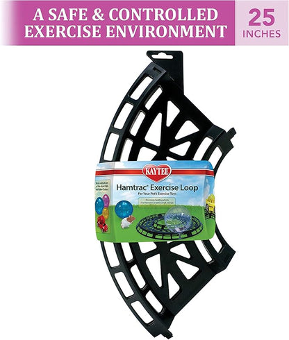 Kaytee Hamtrack Exercise Loop for Exercise Balls & Critter Cruiser Car (includes 4 curved sections) Kaytee