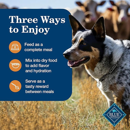 Blue Buffalo Homestyle Recipe Adult Wet Dog Food, Made with Natural Ingredients, Chicken Dinner With Garden Vegetables, 12.5-oz. Can (Pack of 12) - PAWPICO