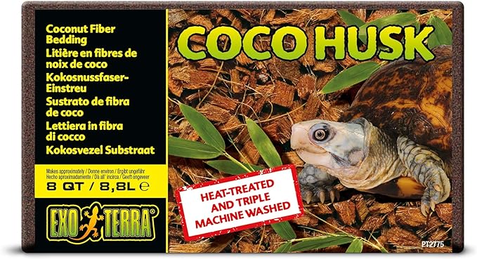 Exo Terra Coco Husk Terrarium Substrate, 8-Quart ExoTerra