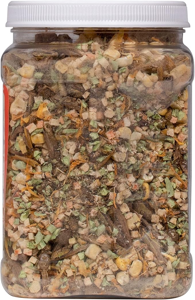 Bearded Dragon Food Instant Meal for Reptiles - Nutritious Bearded Dragon Accessories, Bearded Dragon Food - Made in USA - Quick Prep for Box Turtles, Lizards, Tortoises - 8.4 oz (240g) HealthyHerp