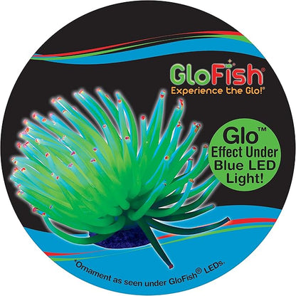 GloFish Anenome Ornaments, Fish Tank Decorations, Aquarium Decorations, Creates a Glowing Effect (Pack of 1) GloFish