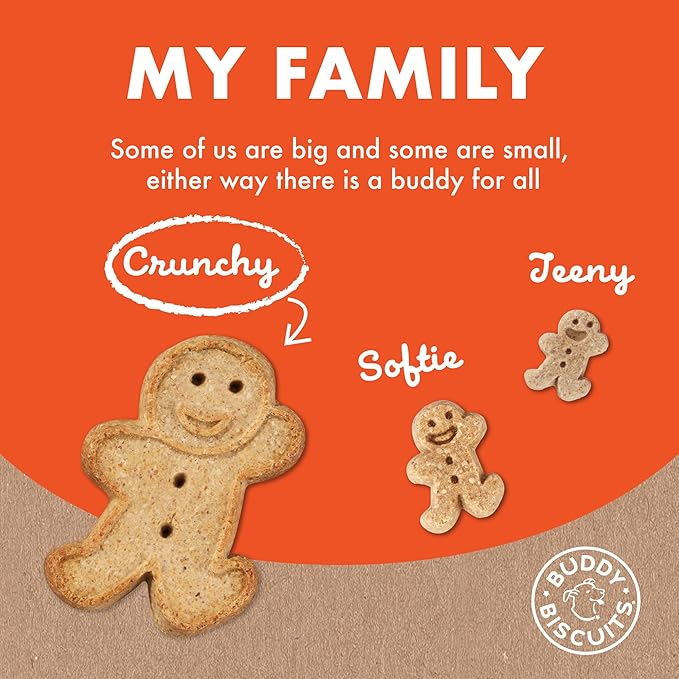 Buddy Biscuits Crunchy Dog Treats, Peanut Butter, 18 oz. Box - PAWPICO