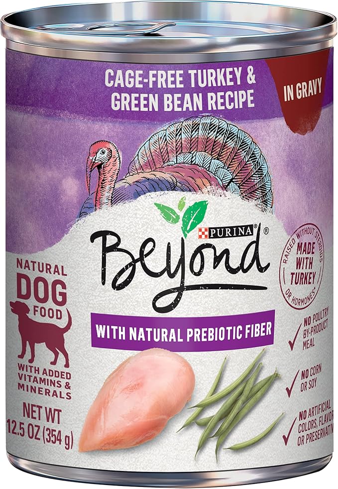 Purina Beyond Grain Free Gravy Wet Dog Food, Grain Free Turkey & Green Bean Recipe in Gravy - (12) 12.5 oz. Cans - PAWPICO