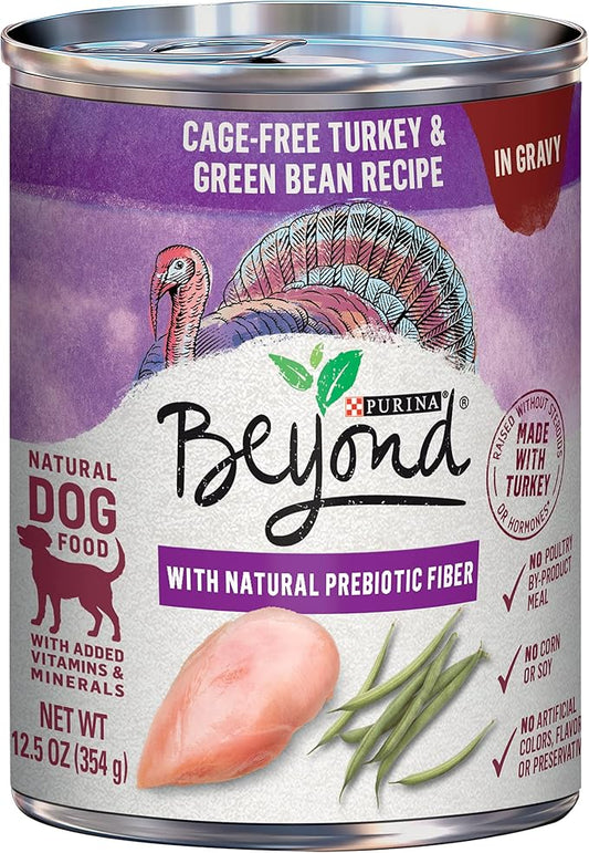 Purina Beyond Grain Free Gravy Wet Dog Food, Grain Free Turkey & Green Bean Recipe in Gravy - (12) 12.5 oz. Cans - PAWPICO