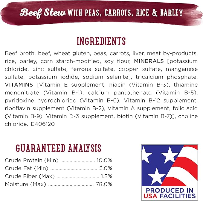 Purina Beneful Gravy Wet Dog Food Variety Pack, Prepared Meals Stew - (12) 10 oz. Tubs - PAWPICO