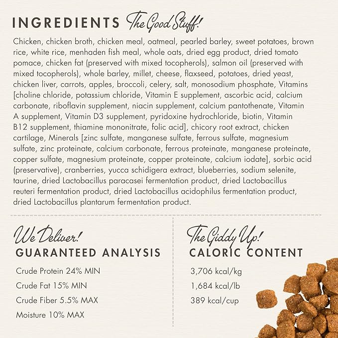 Fromm Four-Star Nutritionals Chicken A La Veg Dog Food - Premium Dry Dog Food - Chicken Recipe - 4 lb - PAWPICO