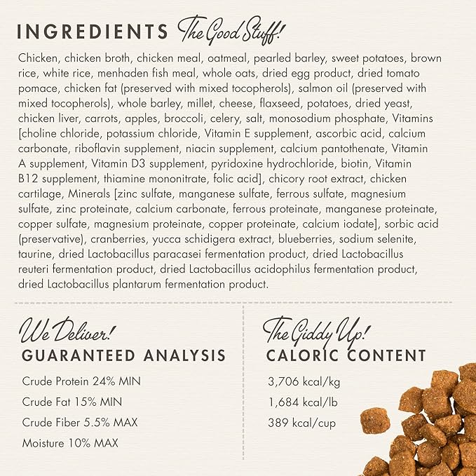 Fromm Four-Star Nutritionals Chicken A La Veg Dog Food - Premium Dry Dog Food - Chicken Recipe - 12 lb - PAWPICO