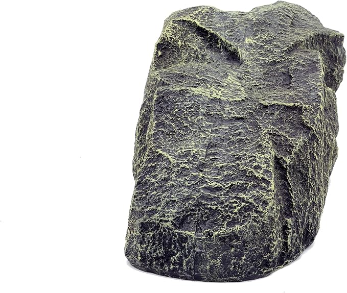 JIHAQUA Reptile Hide Medium Rock Snake Hide Cave Hideout Terrarium Habitat Decor Ornament Bearded Dragon Tank Accessories JIHAQUA