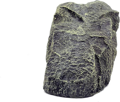 JIHAQUA Reptile Hide Medium Rock Snake Hide Cave Hideout Terrarium Habitat Decor Ornament Bearded Dragon Tank Accessories JIHAQUA