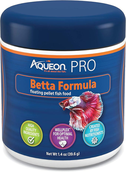 Aqueon PRO Pellet Fish Food Betta Formula 1.4 oz Aqueon