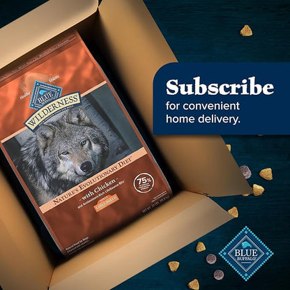 Blue Buffalo Wilderness Large Breed Adult Dry Dog Food Wholesome Grains Natural Ingredients Chicken - PAWPICO