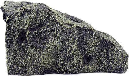 JIHAQUA Reptile Hide Medium Rock Snake Hide Cave Hideout Terrarium Habitat Decor Ornament Bearded Dragon Tank Accessories JIHAQUA