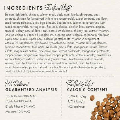 Fromm Four-Star Nutritionals Surf & Turf Dog Food - Premium Dry Dog Food - Salmon Recipe - 12 lb - PAWPICO