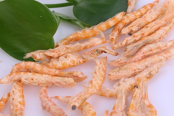 Premium Freeze-Dried Krill & Shrimp Mix - Ideal for Arowana, Koi, Tropical Cichlids, and Turtles - High-Protein Floating Aquarium Food (3000ml) toyuto
