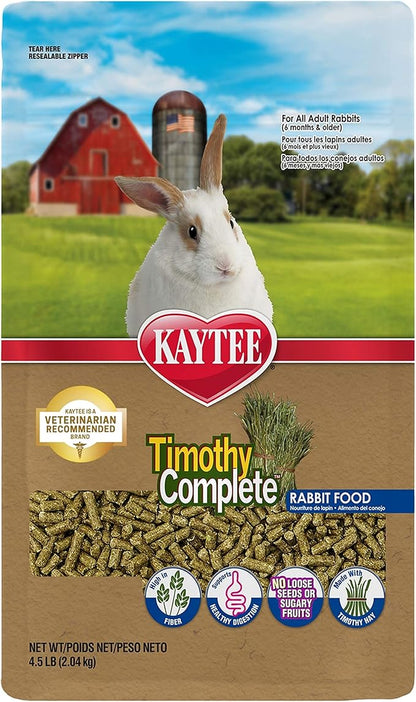 Kaytee Timothy Complete Rabbit Food 4.5 lb Kaytee