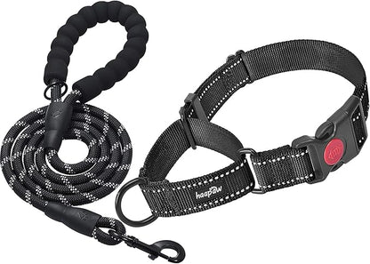 haapaw 2 Packs Martingale Dog Collar with Quick Release Buckle Reflective Dog Training Collars for Small Medium Large Dogs haapaw