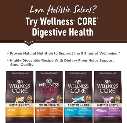 Holistic Select Natural Dry Dog Food, Chicken Meal & Rice Recipe, 30-Pound Bag - PAWPICO