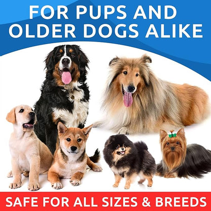 Omega 3 for Dogs and Cats - 180 Fish Oil Treats for Dog Shedding, Skin Allergy, Itch Relief, Hot Spots Treatment - Joint Health - Skin and Coat Supplement - EPA & DHA Fatty Acids - Salmon Oil - Bacon BARKSPARK