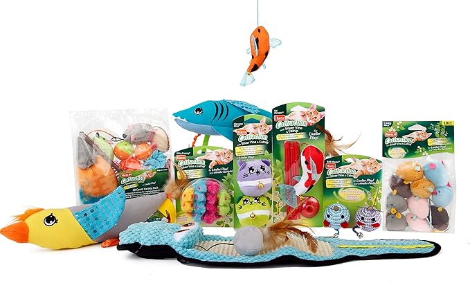 Cattraction with Silver Vine & Catnip Cat Toy Variety Pack, 20 Count - PAWPICO