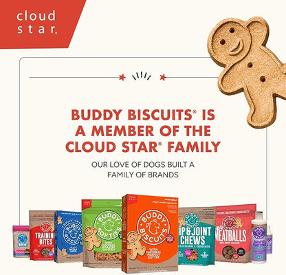 Buddy Biscuits Crunchy Dog Treats, Peanut Butter, 18 oz. Box - PAWPICO